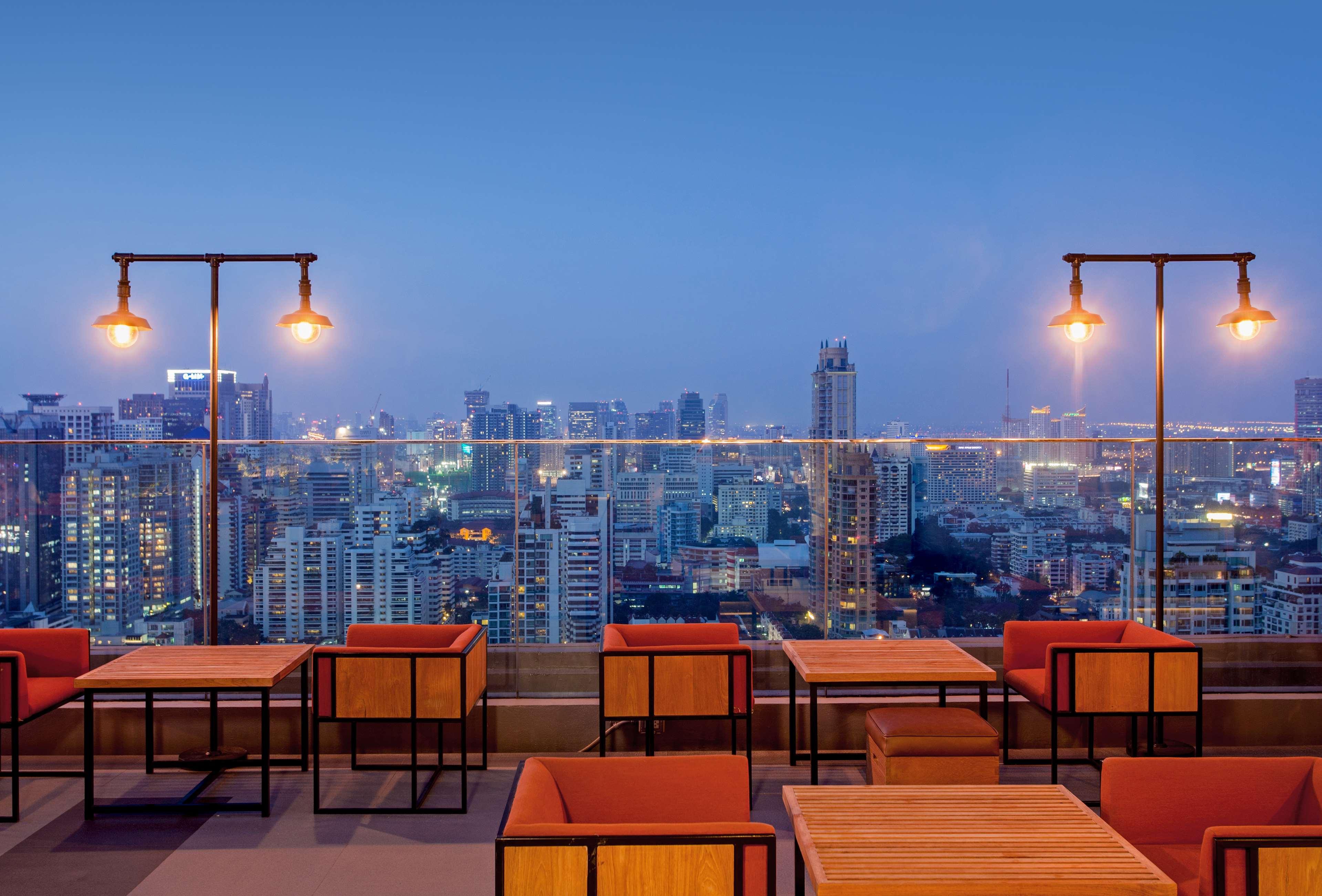 Radisson Blu Plaza Bangkok Hotel Exterior photo View from the rooftop bar